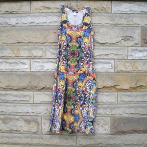 Kaleidoscope Floral Maxi Tank Dress